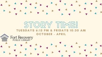 Story Time October - April on Tuesdays and Fridays