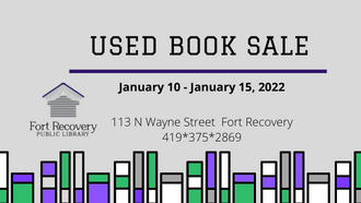 Used Book Sale January 10 - January 15 at the FR Public Library